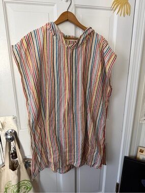 Oddbird Cotton Hooded Beach Coverup - S